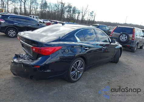 2015 Infiniti Q50 Sport z USA, uszkodzony, nr VIN JN1BV7AR5FM415982